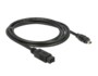 Câble Firewire 800 9 Pin vers 4 Pin de la marque Delock.