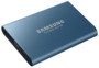disque ssd externe mobile 500go samsung ssd t5 bleu usb type c 3.1