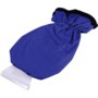 grattoir a givre pour pare brise avec gant rembourré bleu hp autozubehor