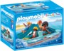 jouet playmobil family fun pedalo avec famille 4 enfants 9424