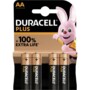 4 piles AA (LR6) Plus Power Duracell
