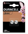2 piles bouton LR44 Duracell