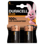 2 piles alcaline LR14 type C 1,5 V Duracell
