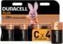 4 piles LR14 type C Duracell