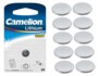 Lot de 10 piles bouton CR927 3 V Camelion.