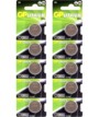 10 piles bouton au lithium CR2032 3 V / 220 mAh de la marque GP