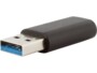 Adaptateur USB-C vers USB-A coloris noir de la marque Novodio
