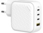 Chargeur secteur 4 ports USB-C et USB-A C-Charge 100 GaN coloris blanc de la marque Novodio
