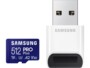 Carte MicroSD PRO Plus 512 Go avec clé adaptateur USB de la marque Samsung