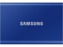 Disque dur externe portable SSD T7 1 To coloris bleu de la marque Samsung