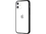 Coque de protection rigide/souple pour iPhone 12 Mini coloris transparent/noir de la marque Novodio