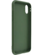 Coque de protection souple pour iPhone X coloris vert kaki de la marque MacWay