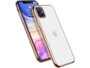 Coque rigide pour iPhone 11 coloris transparent/or de la marque Novodio