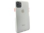 Coque de protection rigide pour iPhone 11 Pro de la marque Novodio coloris transparent opaque/orange