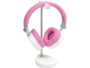 Casque audio sans fil Eamus Verto Headphones et station de chargement/support 2 en 1 Eamus Levo Stand coloris blanc et rose