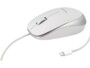 Souris optique filaire USB-C 1600 dpi coloris argent de la marque Novodio