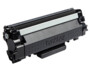 Cartouche de toner noir Brother TN2410, plastique noir et gris, cylindre argenté, sur fond blanc