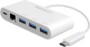 Hub USB-C 5 ports RJ45/USB-C/3 x USB-A de la marque Macally