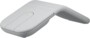 Souris sans fil Logitech Mobi Fold gris clair au design arqué et pliable, LED verte et surface lisse