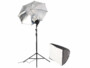 Boîte à lumière avec parapluie réflecteur Somikon donne un éclairage parfait pour tourner vos réels