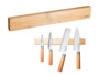 Barre aimantée en bambou pour maintenir vos couteaux ciseaux et autre outils en métal