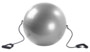 gym ball avec tendeur pour musculation dos abdos et bras