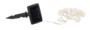 guirlande lumineuse d'extérieur avec alimentation solaire et petites roses blanches 1m
