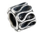 Perle en argent 925/1000 Vague