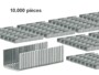 10000 Agrafes - hauteur 8 mm