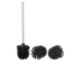 brosse wc avec manche inox et 3 brosses noires remplacement brosse wg-80 badesterne