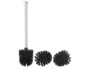 Brosse WC en acier inoxydable avec têtes de rechange Ø 7,5 cm - Noir BadeStern