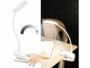 lampe de bureau led cob avec pince de fixation bord de table lunartec et mise en situation
