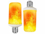 2 ampoules LED E27 avec effet flamme Luminea