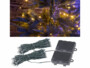 Lot de 2 guirlandes lumineuses LED à piles de 5 mètres.