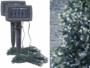 Lot de 2 guirlandes lumineuses à LED solaires pour l'extérieur.