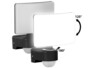 2 projecteurs LED avec détecteur de mouvement PIR - 2200 lm - 30 W - Blanc chaud Lunartec