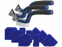 Lot de 3 nettoyeurs de joint en silicone avec 9 lisseurs de joint.