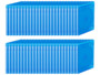 50 boîtiers quadruples pour disques Blu-ray