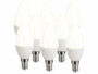 8 ampoules LED E14 bougie - 470 lm - Blanc chaud Luminea