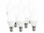 Pack de 4 ampoules LED E14 format bougie Luminea.