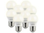8 ampoules rétro LED E27 3 W - Blanc chaud Luminea