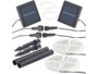 Lot de 2 bandes LED solaires blanc clair Lunartec.