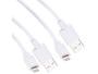 Lot de 2 câbles USB-A vers Lightning Callstel.