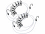Pack de 2 cordes à linge flexibles et extensibles de la marque Pearl