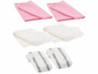Pack de 6 chiffons avec 2 chiffons abrasifs, 2 chiffons polissants et 2 serpillères pour nettoyeur vapeur DB-200.b/DB-350.b 