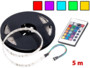 bande lumineuse led multicolore 5m pour decoration intérieure avec telecommande