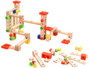Circuit à billes en bois 50 pièces Playtastic