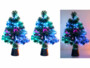 Pack de 2 sapins de Noël artificiels avec mode d'emploi en français