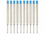 10 recharges pour stylo bille bleu - Épaisseur B