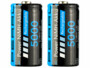 2 accus NiMH type C - 5000 mAh